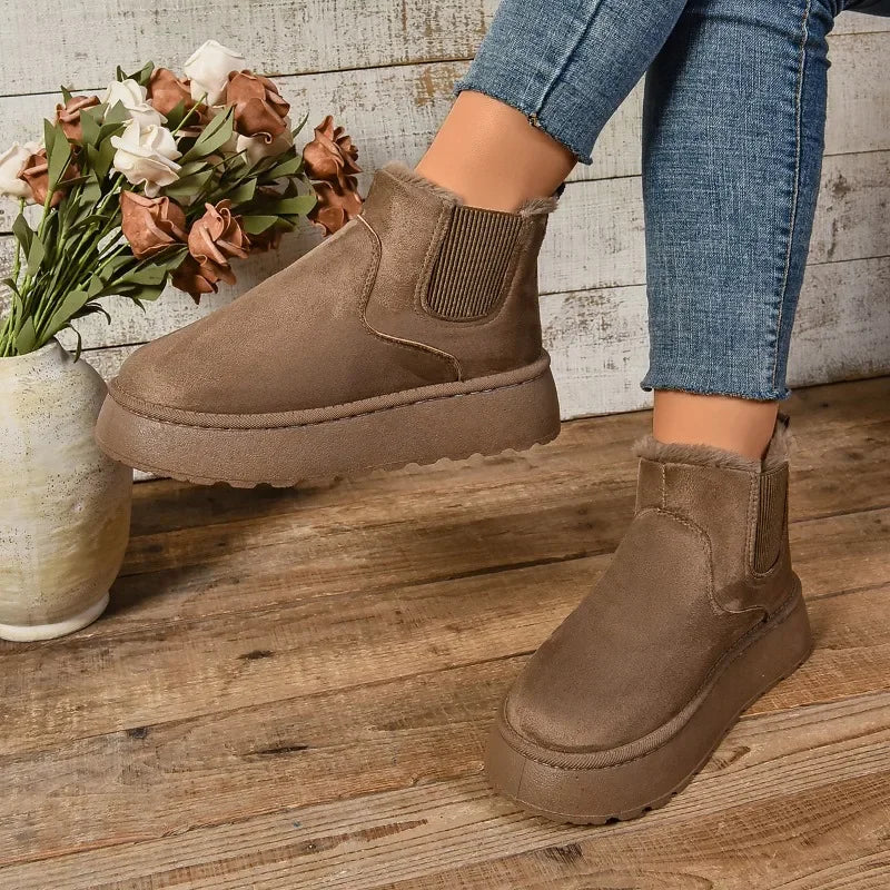 Calisie Platform Slip-on Boots