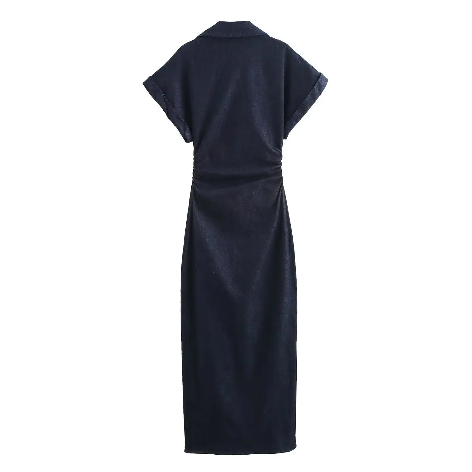 Midnight Button Dress