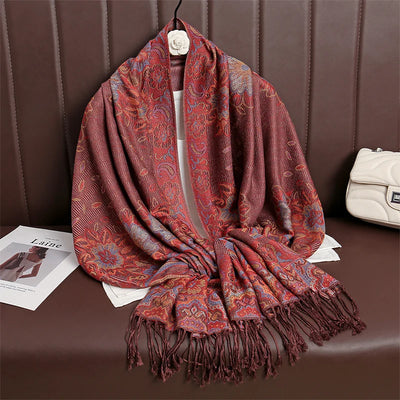 Meadow Cashmere Paisley Scarf