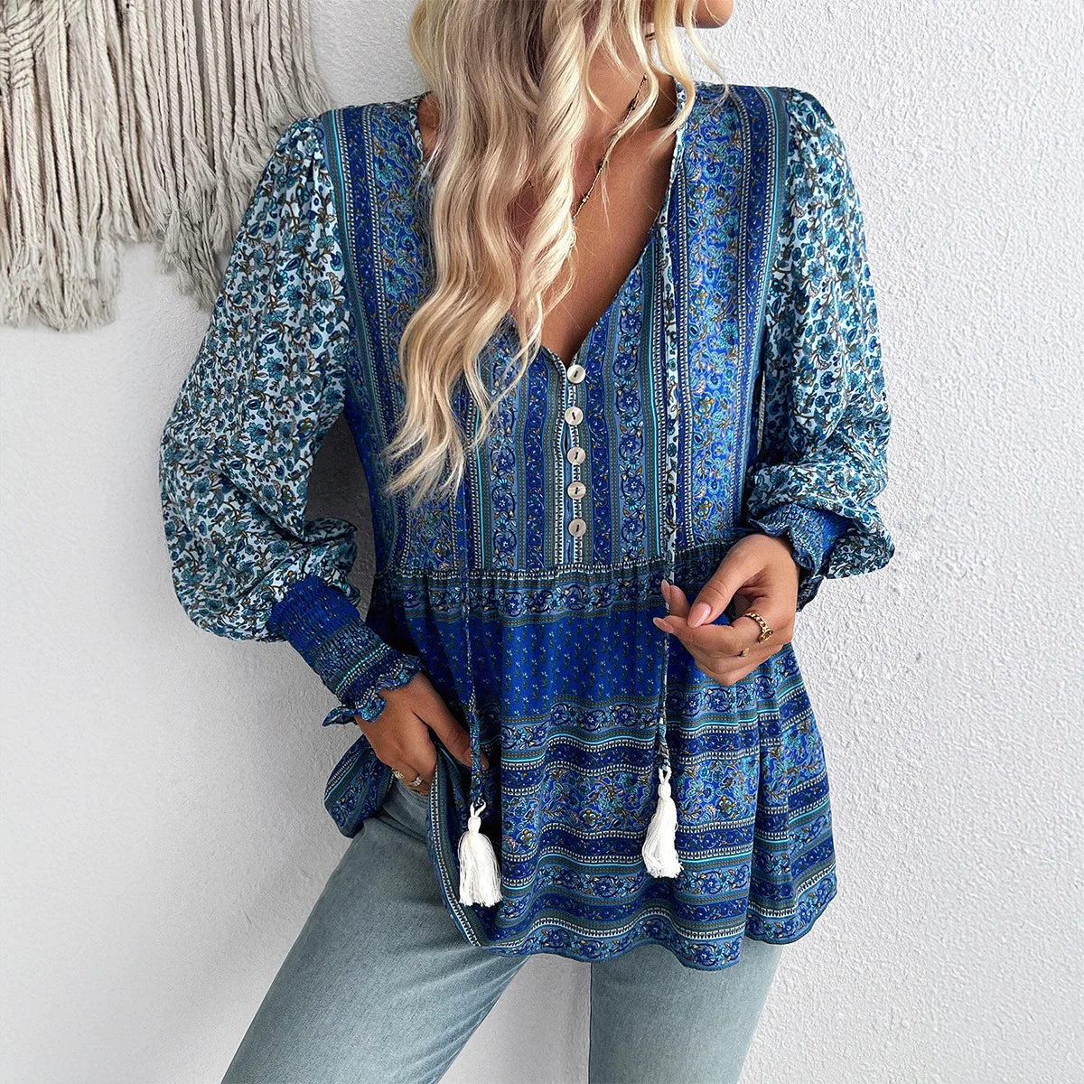 Moonlight Floral Blouse