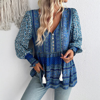 Moonlight Floral Blouse