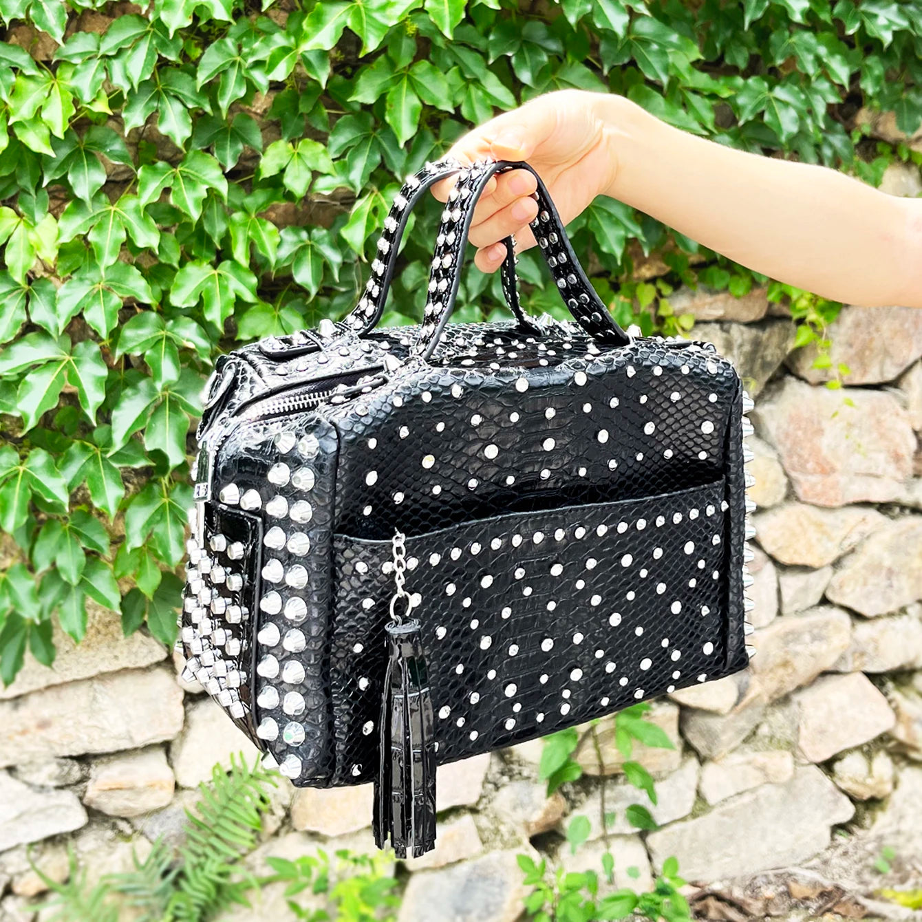 Evara Studded Purse