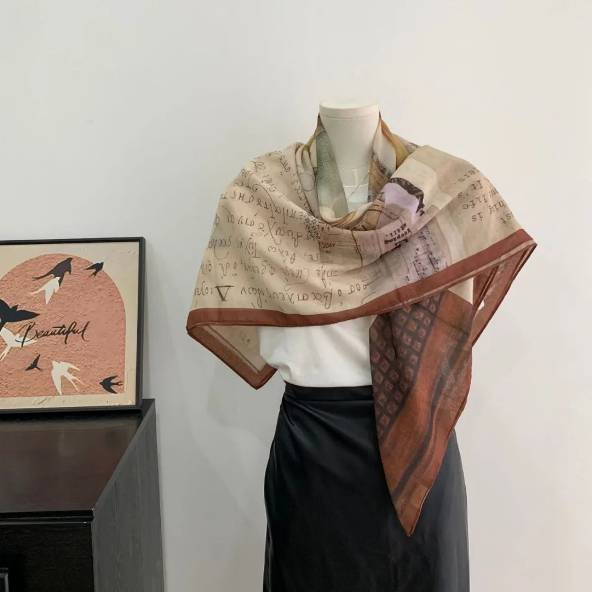Raina French Shawl Scarf