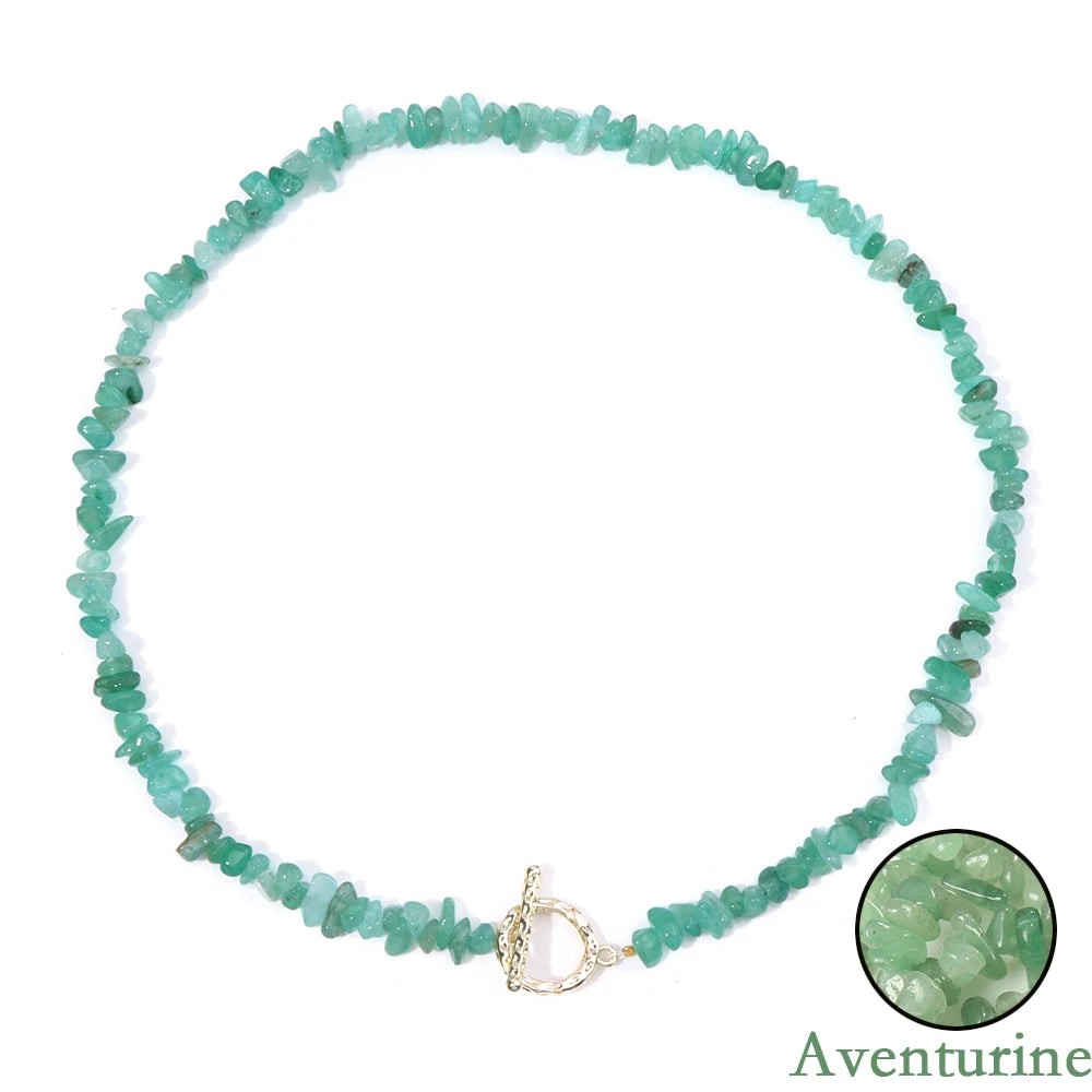 Healing Bohemian Gem Necklace