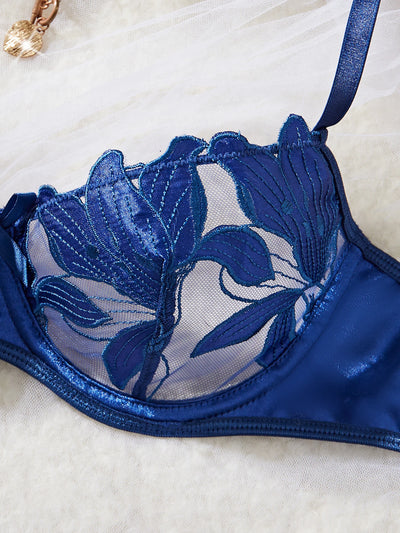 Noir Whisper Bra & Underwear Set