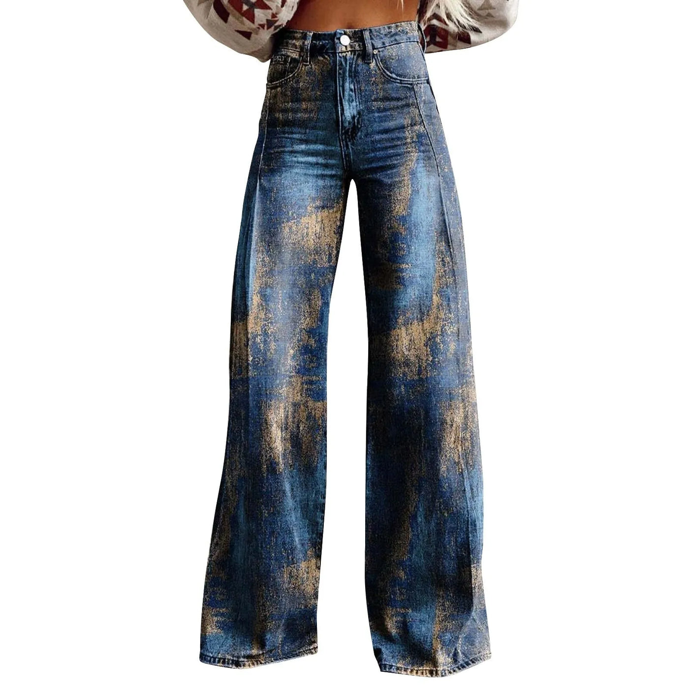 Blossom Wide Leg Flare Jeans