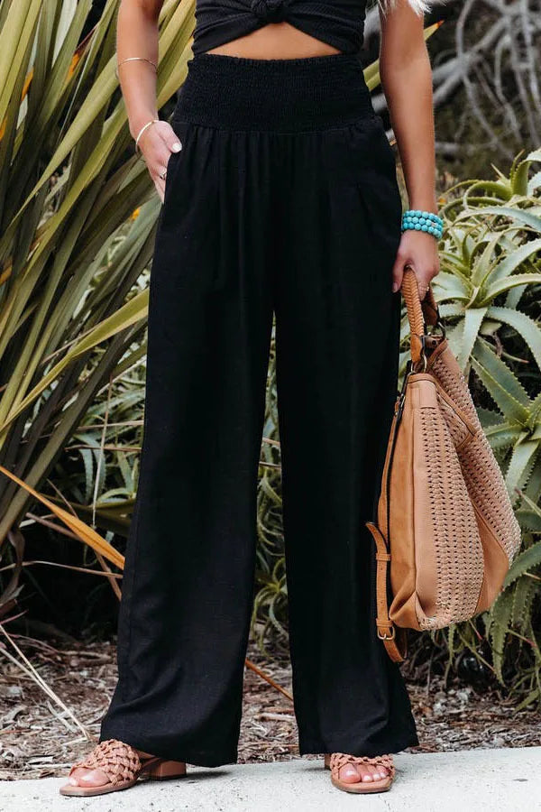 Mariposa Drawstring Wide Leg Pants