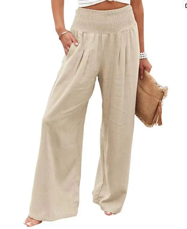 Mariposa Drawstring Wide Leg Pants