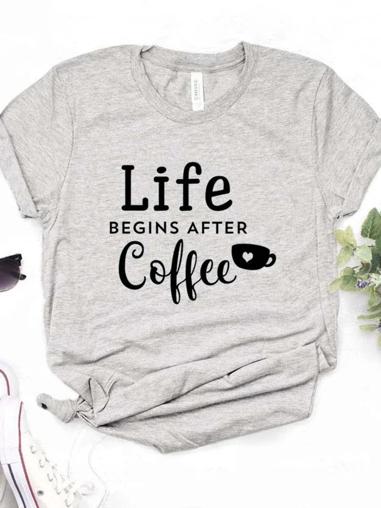 Life Begins After Coffee T-Shirt