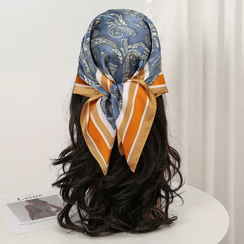 Orea Flow Silk Head Scarf