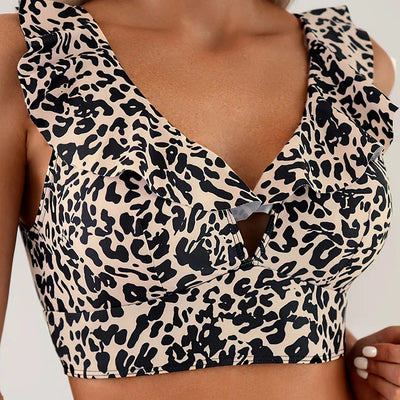 Seabloom Leopard 2 Piece Bathing Suit