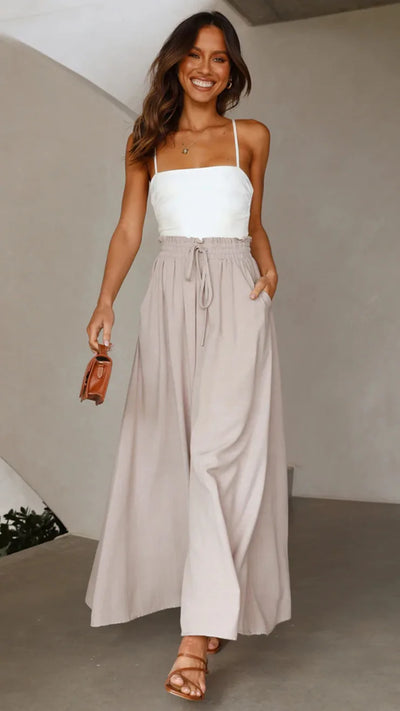 Caresse Wide Leg Boho Pants