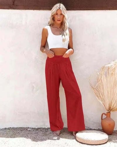 Mariposa Drawstring Wide Leg Pants