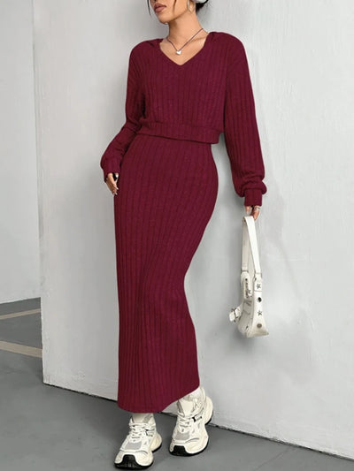 Tyara Dress & Sweater Set