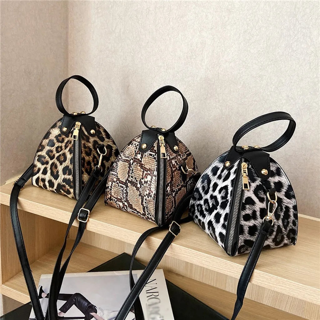 Animal Print Dumpling Purse