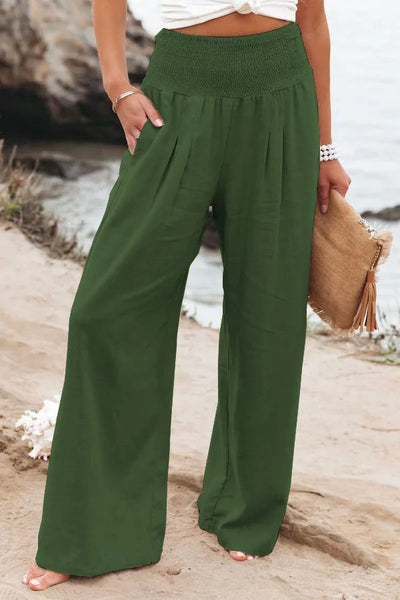 Mariposa Drawstring Wide Leg Pants