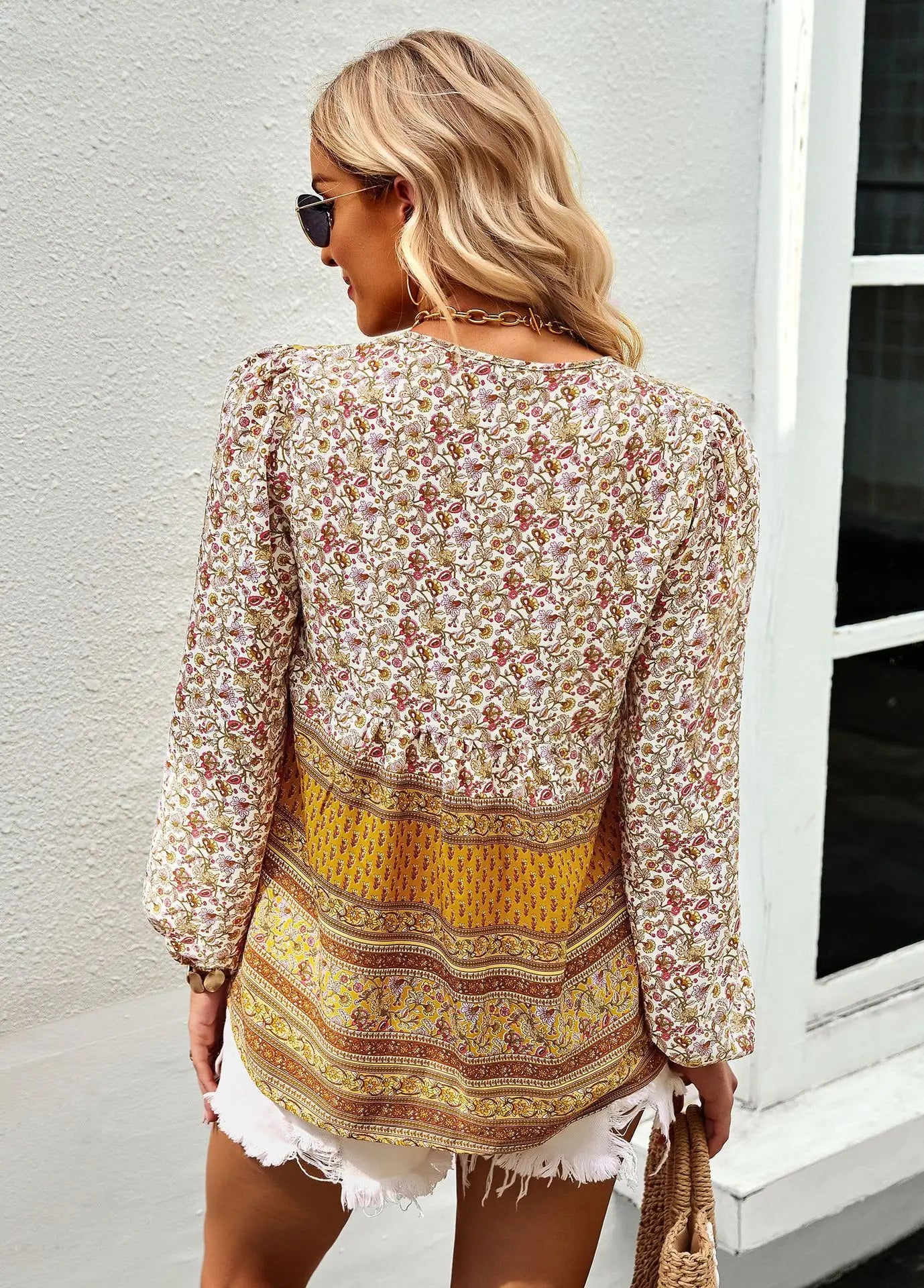 Moonlight Floral Blouse