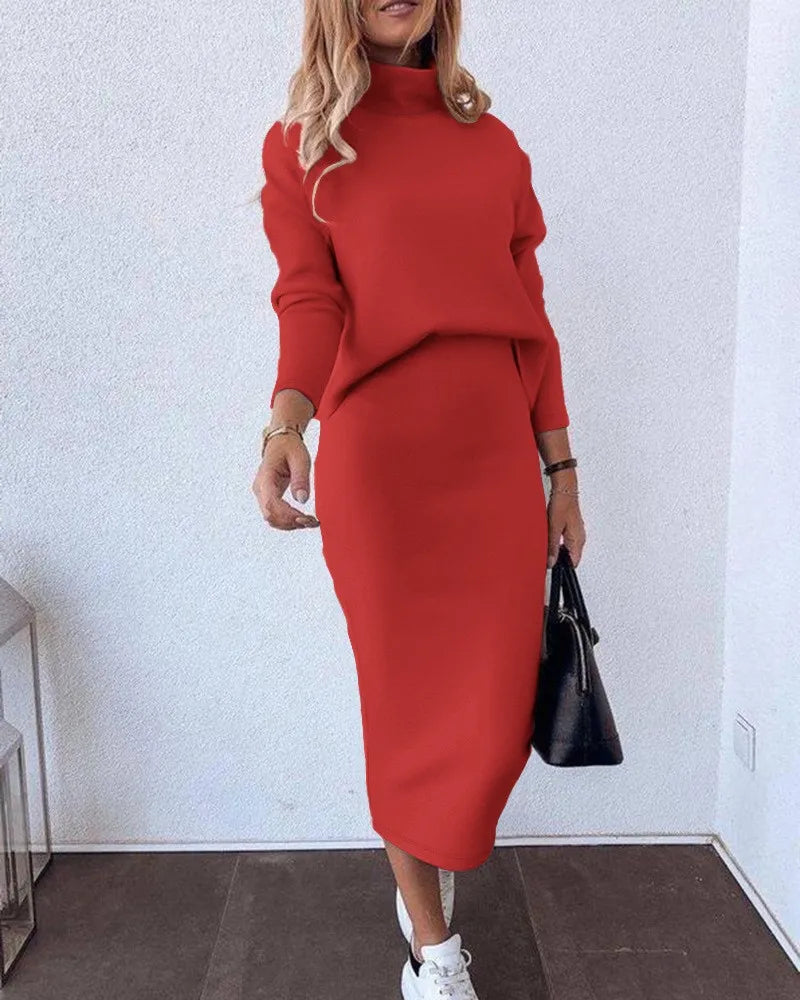 Octavia 2 Piece Sweater & High Waist Skirt Set