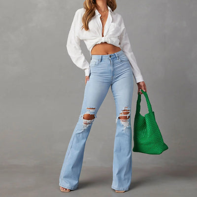 Capri Flare Jeans