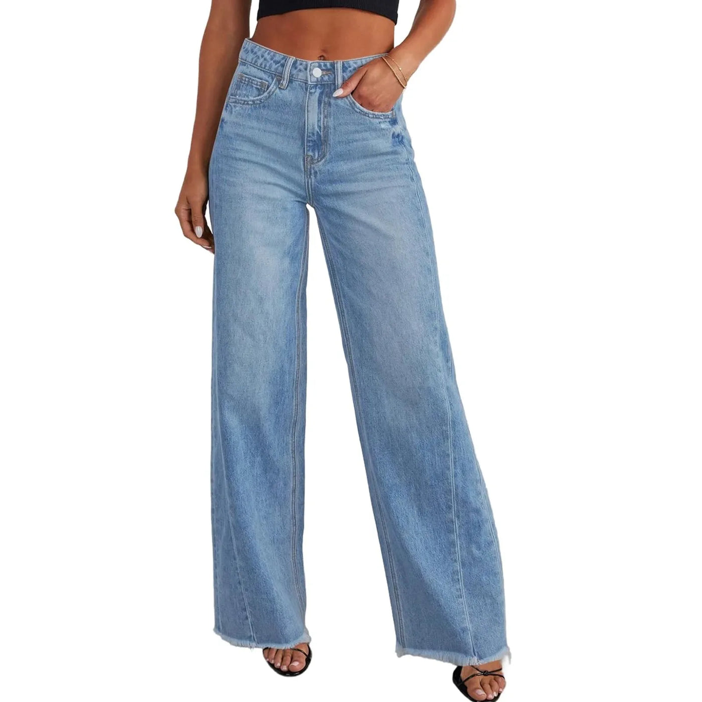 Chelsea Fringed Wide Leg Pants