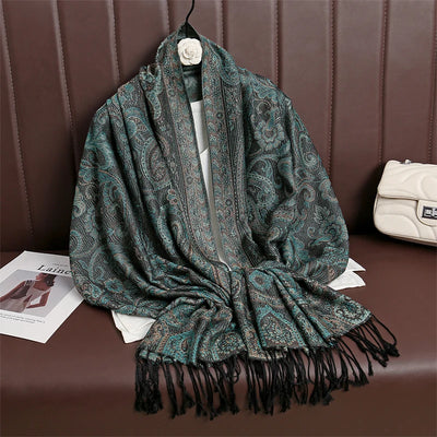 Meadow Cashmere Paisley Scarf