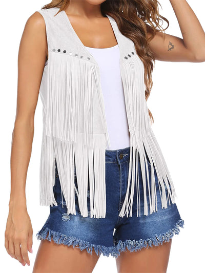Cassia Fringe Vest