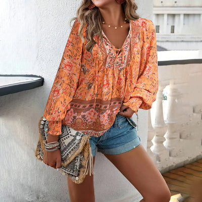 Moonlight Floral Blouse