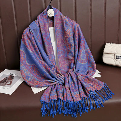 Meadow Cashmere Paisley Scarf