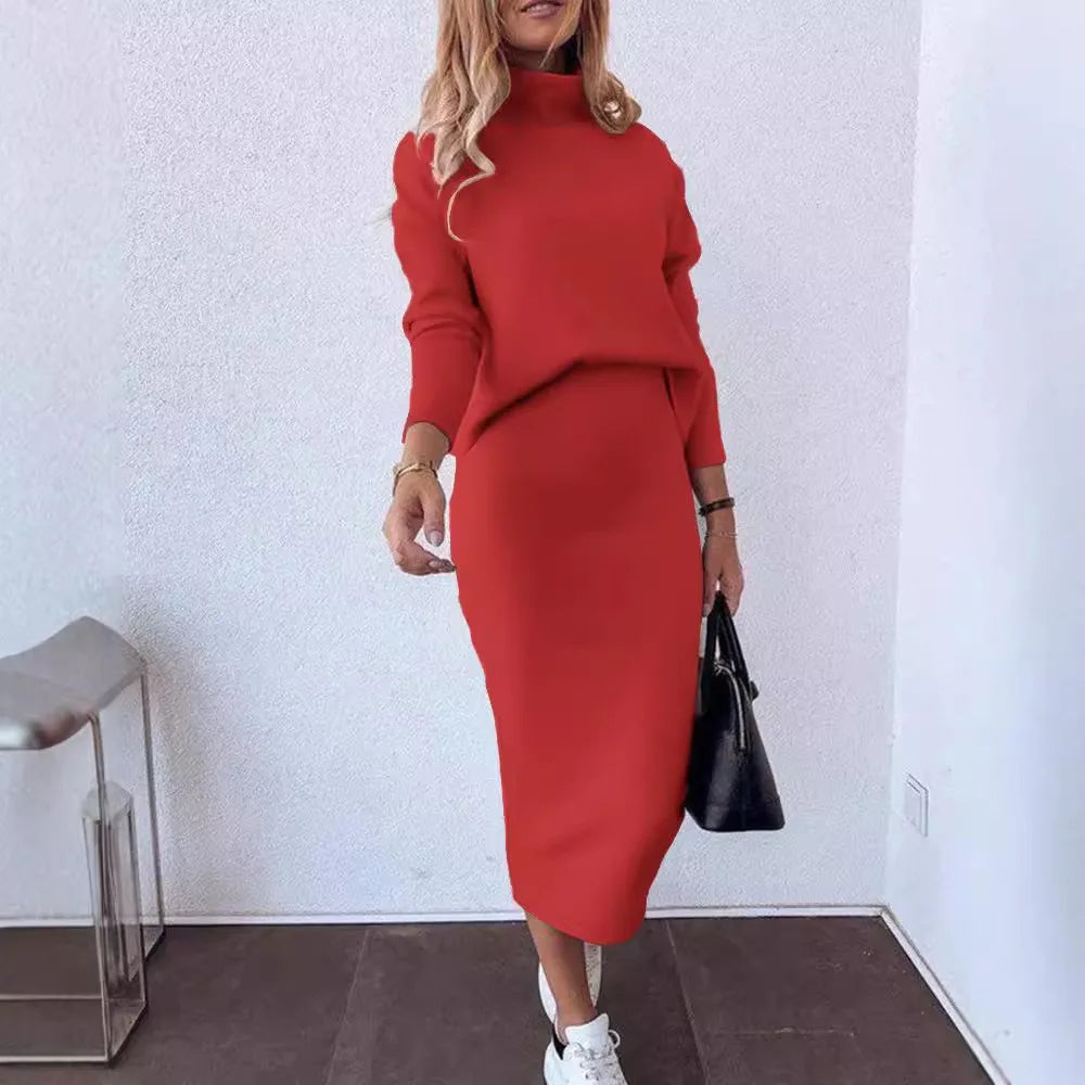 Octavia 2 Piece Sweater & High Waist Skirt Set