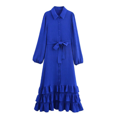 Moonveil Ruffle Dress