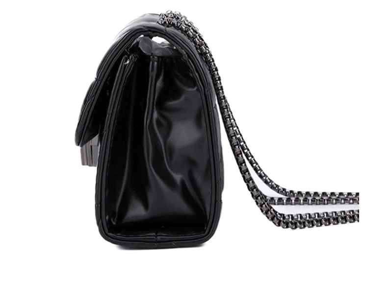 Orchid Quilted Crossbody Purse