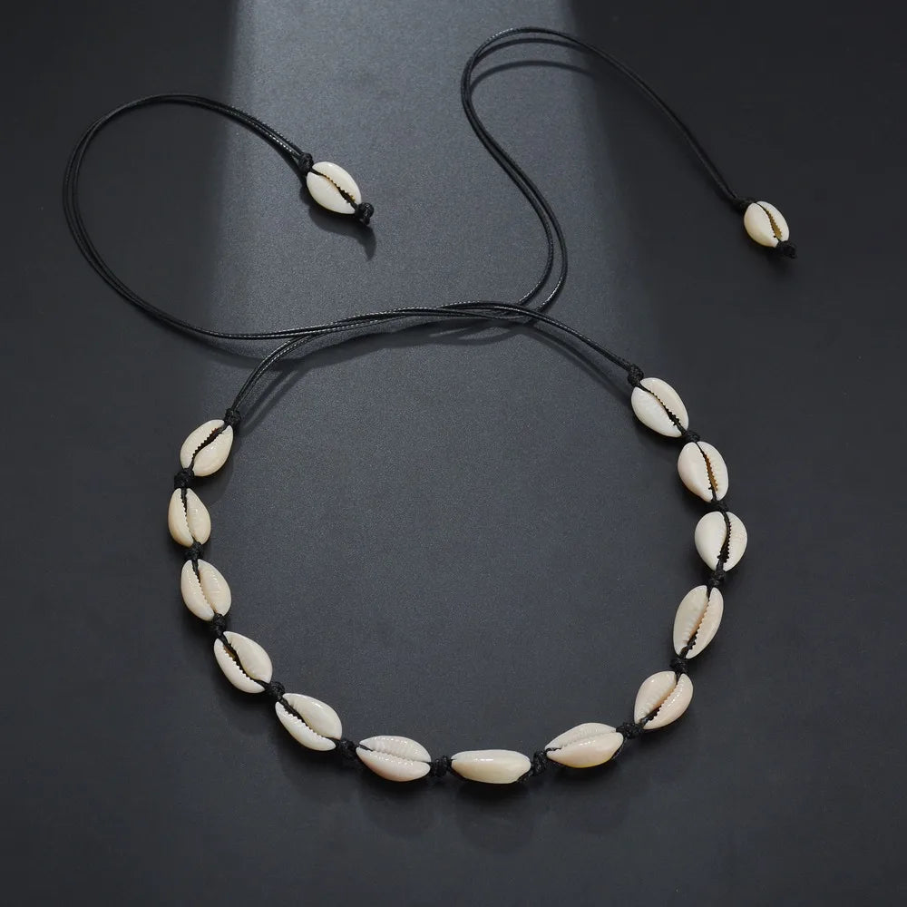 Bohemian Shell Choker Necklace