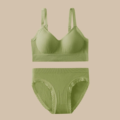 Coralfen 2 Piece Comfy Bra & Underwear Set
