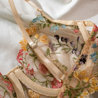 Kalabasa 2 Piece Floral Bra & Underwear Set