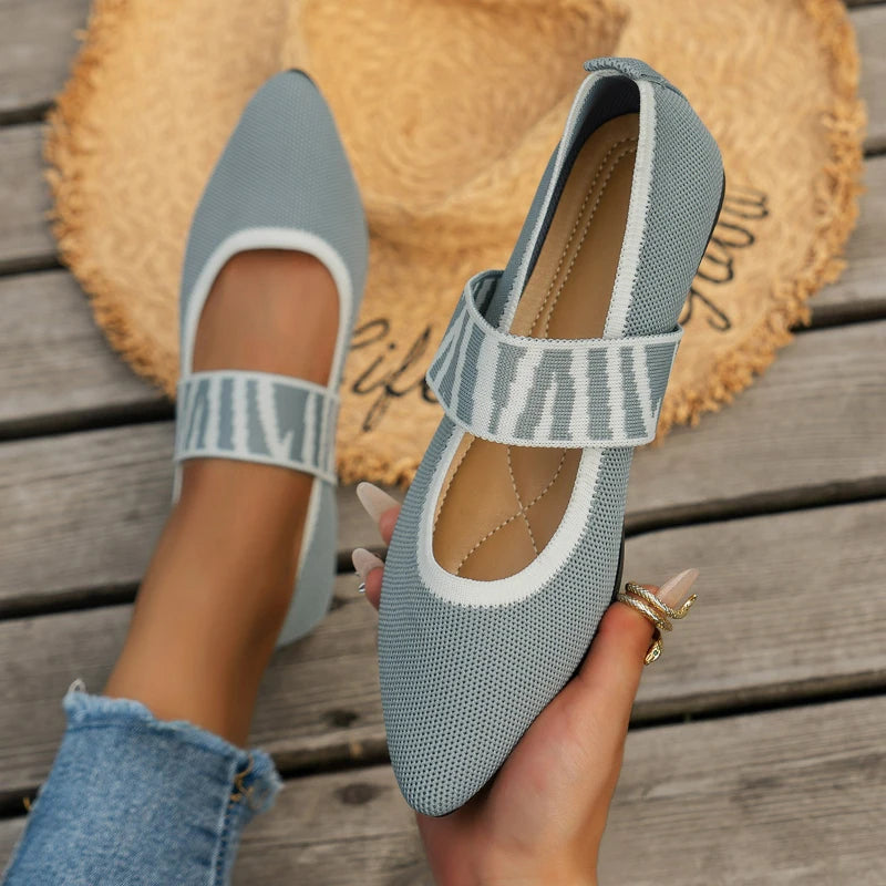Roselane Knitted Flats