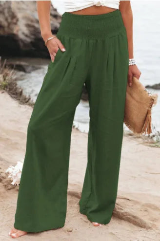 Mariposa Drawstring Wide Leg Pants