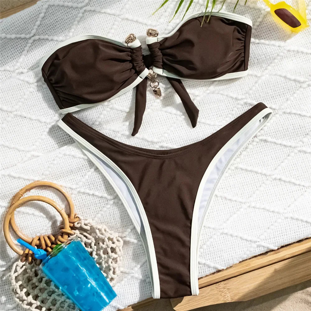 Golden Horizon Bikini Set