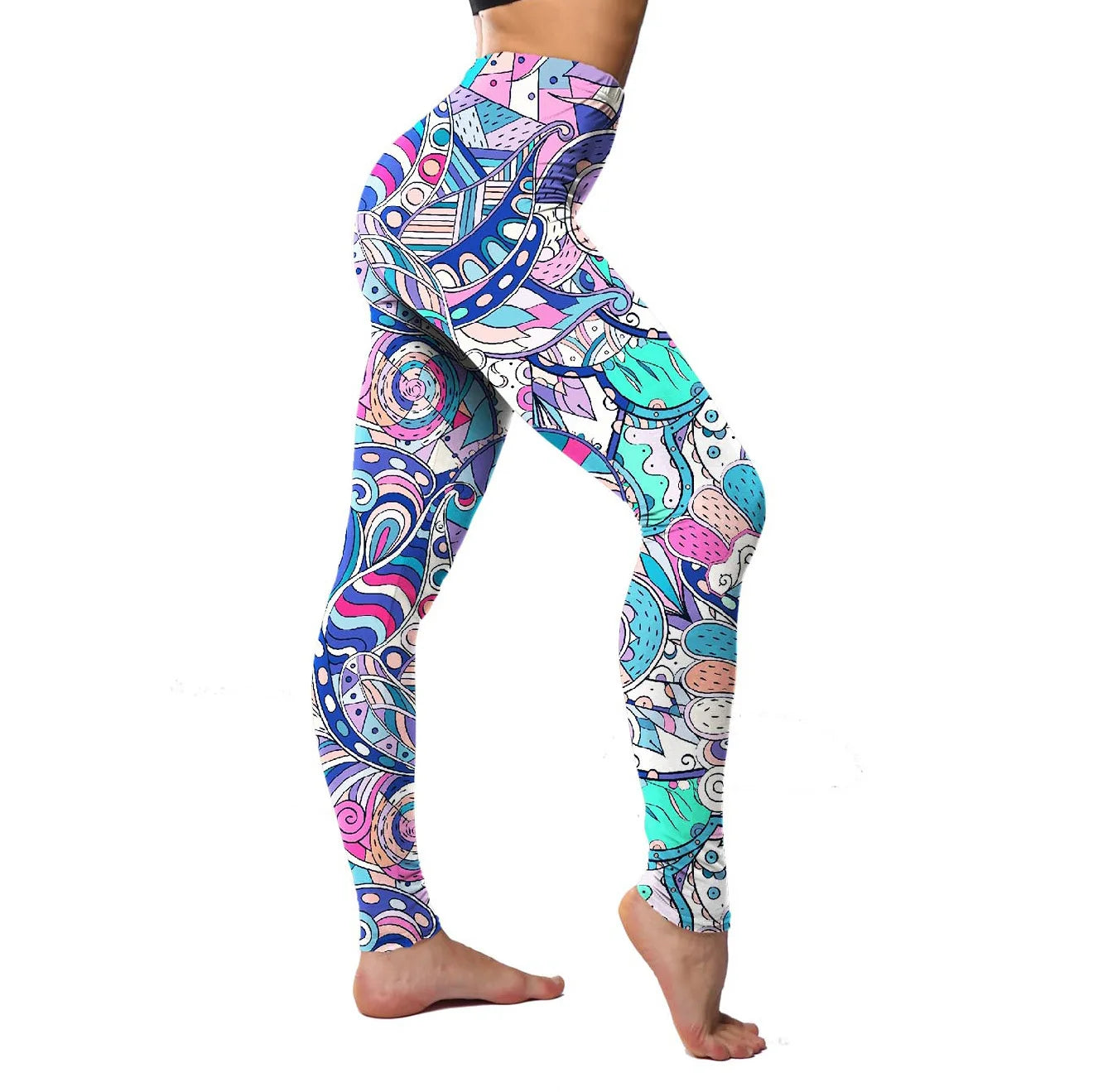 Sweet Violet Floral Leggings