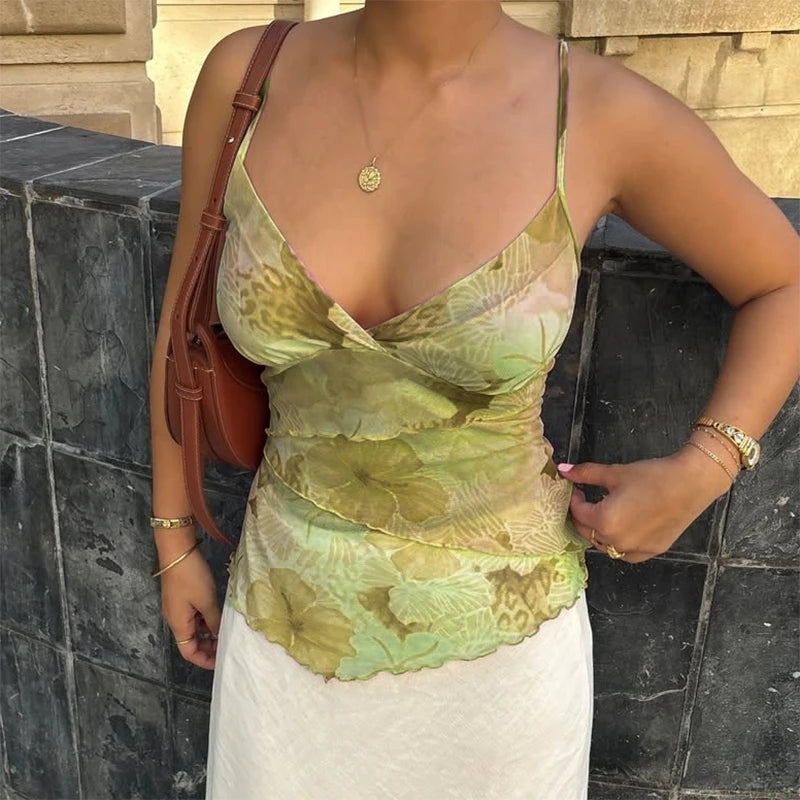 Boho Beachy Backless Tank Top