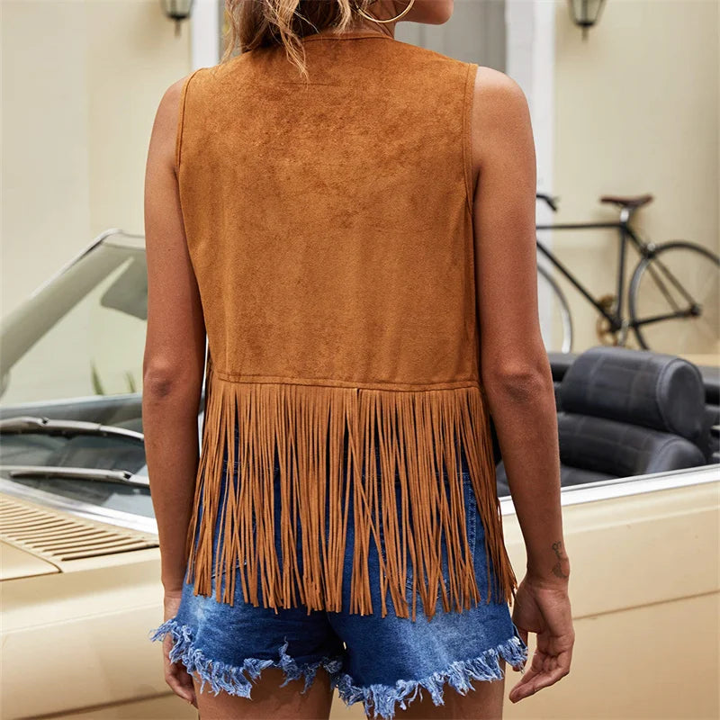 Cassia Fringe Vest