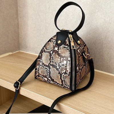 Animal Print Dumpling Purse