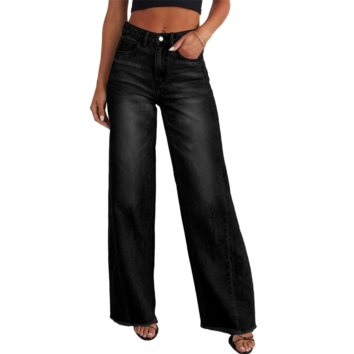 Chelsea Fringed Wide Leg Pants