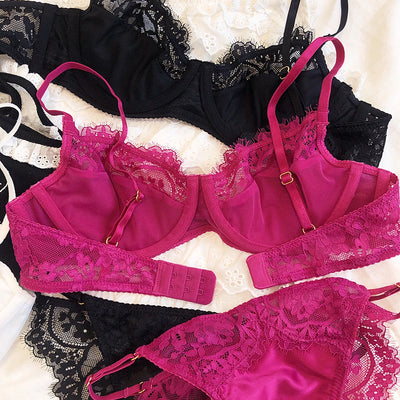 Lurielle Satin Bra & Underwear Set