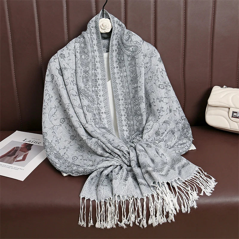 Meadow Cashmere Paisley Scarf