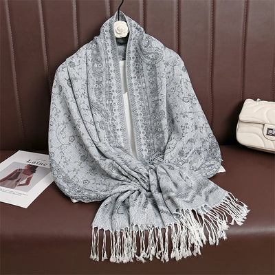 Meadow Cashmere Paisley Scarf