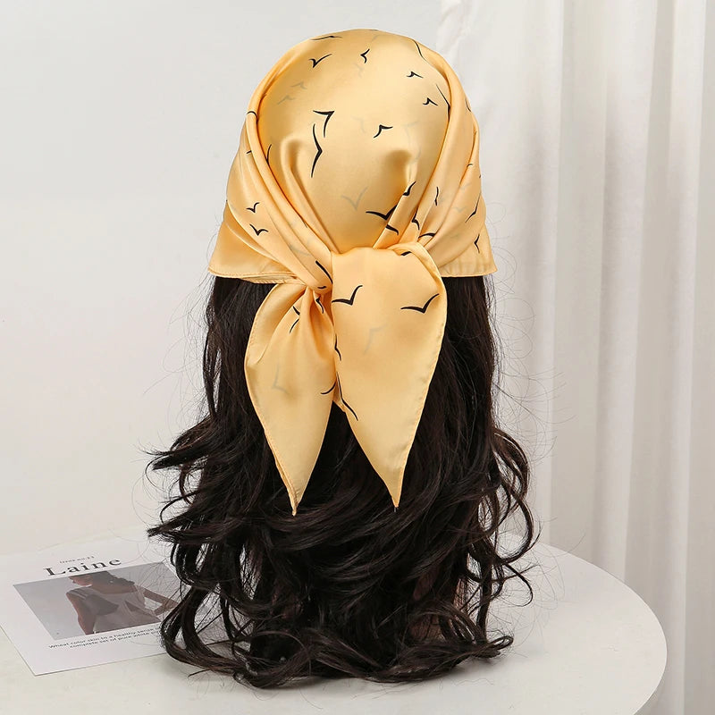Orea Flow Silk Head Scarf