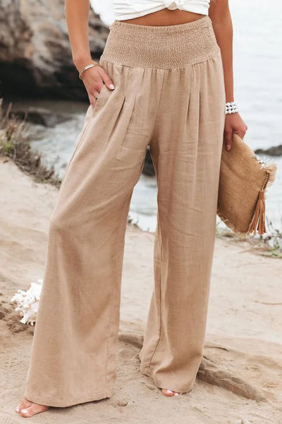 Mariposa Drawstring Wide Leg Pants