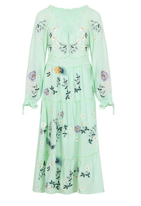 Alouette Embroidered Floral Dress