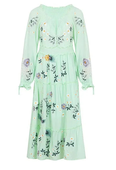 Alouette Embroidered Floral Dress
