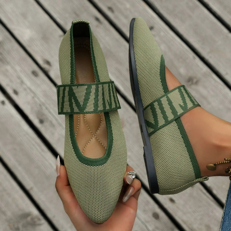 Roselane Knitted Flats
